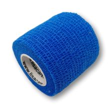 LisaCare - selbsthaftende Bandage - Pflaster 5cm Blau