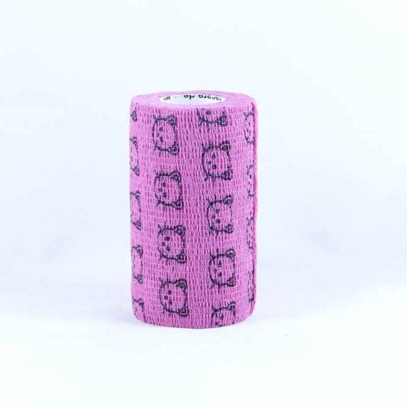 LisaCare - selbsthaftende Bandage - Pflaster 10cm Herzen rosa